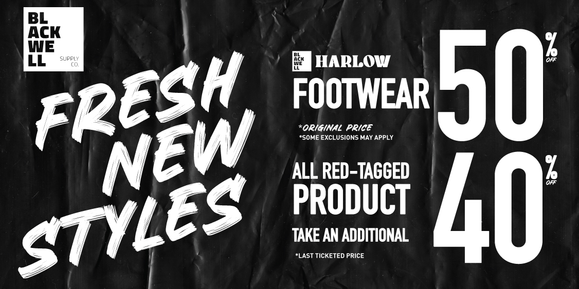 50% OFF BLACKWELL & HARLOW FOOTWEAR